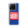 スリムプロテクションケース［ FRAGILE Sticker - Blue ］