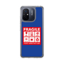 スリムプロテクションケース［ FRAGILE Sticker - Blue ］