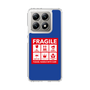 スリムプロテクションケース［ FRAGILE Sticker - Blue ］