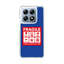 スリムプロテクションケース［ FRAGILE Sticker - Blue ］