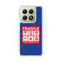スリムプロテクションケース［ FRAGILE Sticker - Blue ］
