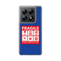 スリムプロテクションケース［ FRAGILE Sticker - Blue ］