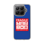 スリムプロテクションケース［ FRAGILE Sticker - Blue ］