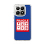 スリムプロテクションケース［ FRAGILE Sticker - Blue ］