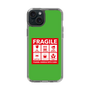 スリムプロテクションケース［ FRAGILE Sticker - Green ］