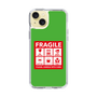 スリムプロテクションケース［ FRAGILE Sticker - Green ］