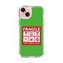 スリムプロテクションケース［ FRAGILE Sticker - Green ］