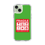 スリムプロテクションケース［ FRAGILE Sticker - Green ］