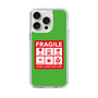 スリムプロテクションケース［ FRAGILE Sticker - Green ］