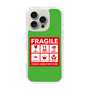 スリムプロテクションケース［ FRAGILE Sticker - Green ］