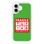 スリムプロテクションケース［ FRAGILE Sticker - Green ］