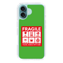 スリムプロテクションケース［ FRAGILE Sticker - Green ］