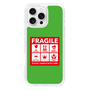 スリムプロテクションケース［ FRAGILE Sticker - Green ］