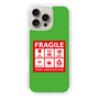 スリムプロテクションケース［ FRAGILE Sticker - Green ］