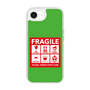 スリムプロテクションケース［ FRAGILE Sticker - Green ］