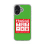 スリムプロテクションケース［ FRAGILE Sticker - Green ］