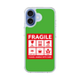 スリムプロテクションケース［ FRAGILE Sticker - Green ］