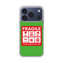 スリムプロテクションケース［ FRAGILE Sticker - Green ］