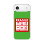 スリムプロテクションケース［ FRAGILE Sticker - Green ］