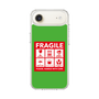 スリムプロテクションケース［ FRAGILE Sticker - Green ］