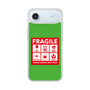 スリムプロテクションケース［ FRAGILE Sticker - Green ］