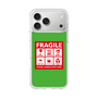 スリムプロテクションケース［ FRAGILE Sticker - Green ］