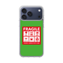 スリムプロテクションケース［ FRAGILE Sticker - Green ］