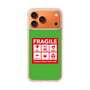 スリムプロテクションケース［ FRAGILE Sticker - Green ］