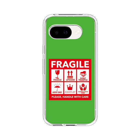 スリムプロテクションケース［ FRAGILE Sticker - Green ］
