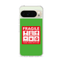 スリムプロテクションケース［ FRAGILE Sticker - Green ］