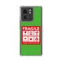 スリムプロテクションケース［ FRAGILE Sticker - Green ］
