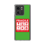 スリムプロテクションケース［ FRAGILE Sticker - Green ］