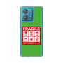 スリムプロテクションケース［ FRAGILE Sticker - Green ］