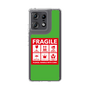 スリムプロテクションケース［ FRAGILE Sticker - Green ］