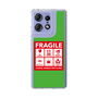 スリムプロテクションケース［ FRAGILE Sticker - Green ］