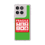 スリムプロテクションケース［ FRAGILE Sticker - Green ］