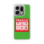 スリムプロテクションケース［ FRAGILE Sticker - Green ］