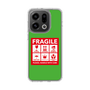 スリムプロテクションケース［ FRAGILE Sticker - Green ］