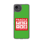 スリムプロテクションケース［ FRAGILE Sticker - Green ］