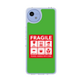 スリムプロテクションケース［ FRAGILE Sticker - Green ］