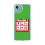 スリムプロテクションケース［ FRAGILE Sticker - Green ］