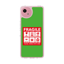 スリムプロテクションケース［ FRAGILE Sticker - Green ］
