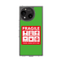 スリムプロテクションケース［ FRAGILE Sticker - Green ］