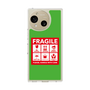 スリムプロテクションケース［ FRAGILE Sticker - Green ］