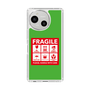 スリムプロテクションケース［ FRAGILE Sticker - Green ］