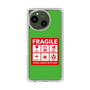 スリムプロテクションケース［ FRAGILE Sticker - Green ］