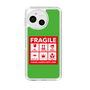 スリムプロテクションケース［ FRAGILE Sticker - Green ］