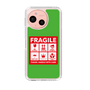 スリムプロテクションケース［ FRAGILE Sticker - Green ］