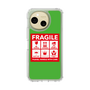 スリムプロテクションケース［ FRAGILE Sticker - Green ］