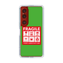 スリムプロテクションケース［ FRAGILE Sticker - Green ］